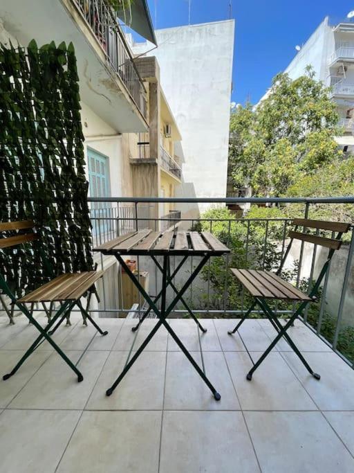 Kato Patisia Studio With Balcony Atenas Exterior foto